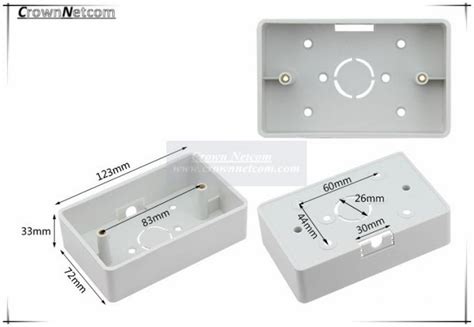 a gang junction box dimesnsiond|single gang electrical box.